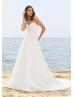 Strapless Sweetheart Satin Classic Long Wedding Dress